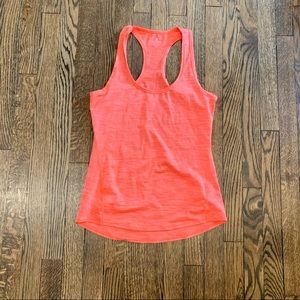 Athleta bright coral racerback tank